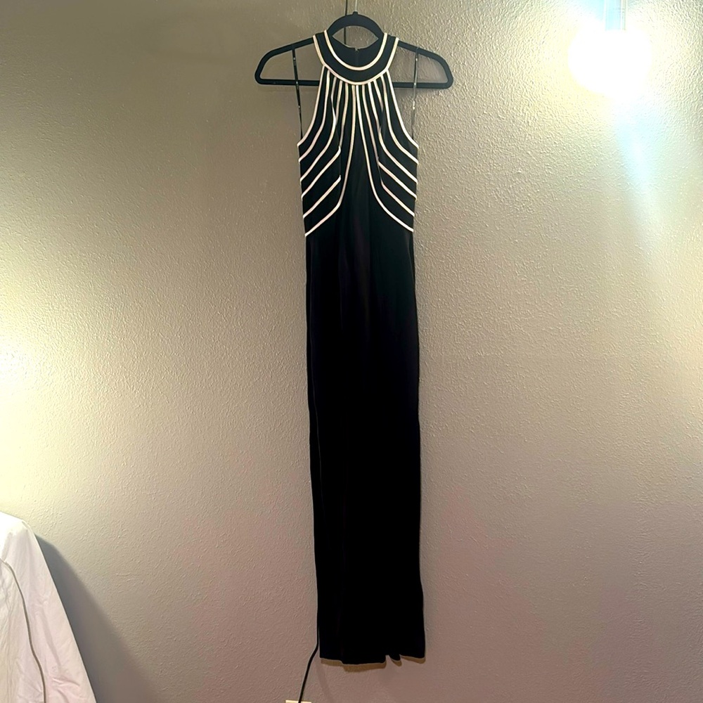 Cross listed SOLD Vintage black and white dress ((with stretch)) - Picture 4 of 7